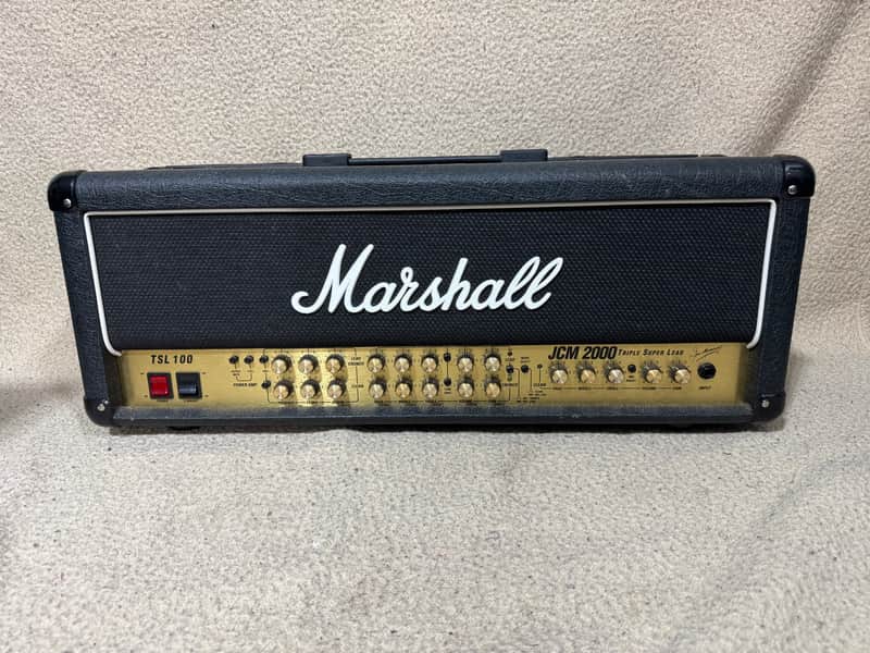 Marshall JCM 2000 TSL 100 Triple Super Lead 3-Channel 100-Watt Guitar Amp Head 2000s - Black image 1