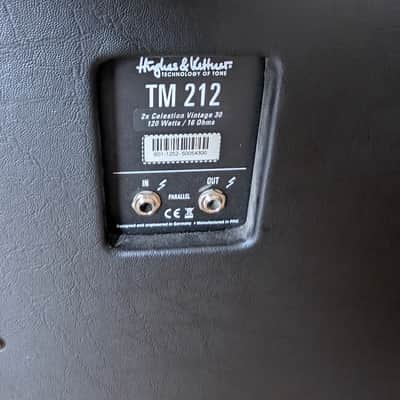 Hughes & Kettner TM212 Celestion V30s, 8/16 Ohm  Pre-Thomman Buyout image 2