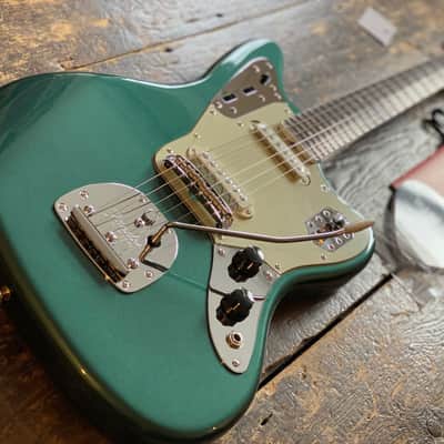 Fender Japan Limited Edition Jaguar FSR Sherwood Green USA Pickups, Alder Body Rosewood Board MIJ image 2