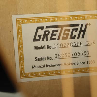 DEMO Gretsch G5022CBFE Rancher Falcon Jumbo - Black (557) image 7