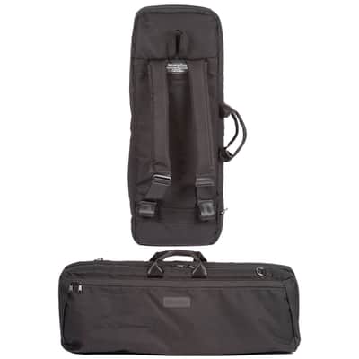 Mooradian Mooradian Black Oblong Slip-On 4/4 Violin Case Cover with Padded Back-Pack Straps image 1