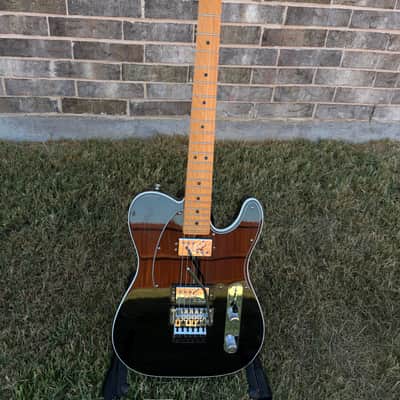 Fender American Ultra Luxe Telecaster Floyd Rose HH 2021 - 2024 - Mystic Black image 4