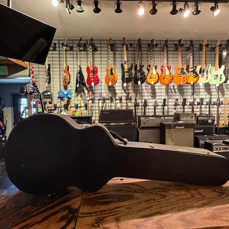 TKL Premier Series 17" Acoustic Bass Guitar Case 2010s - Black image 1