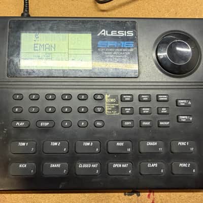 Alesis SR-16 Drum Machine 90s - Black image 1