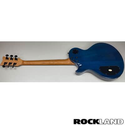 Schecter Solo II Standard Ocean Blue Burst Burl image 2