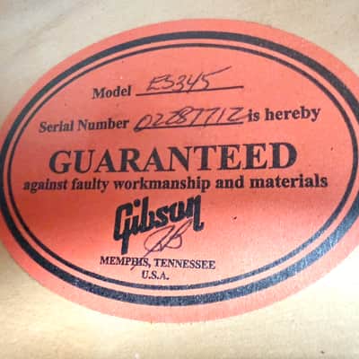 2007 Gibson ES-345 Stereo - Vintage Sunburst image 12