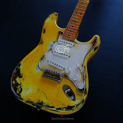Fender Stratocaster 50th Anniversary Yellow Heavy Aged Relic (RARE) image 4