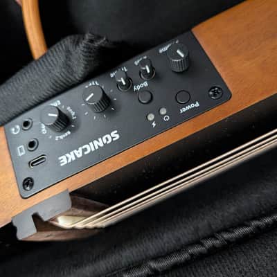 SONICAKE Portable / Compact / Silent / Travel Acoustic & Electric Guitar image 5