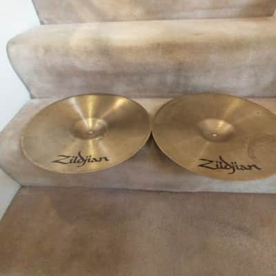 Zildjian Avedis 14 inch new beat hi hat cymbals 1077/1340 grams clean! image 10