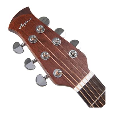 Ovation Applause AAT96-4S Classic Dreadnought Travel Guitar - Black - Open Box image 4