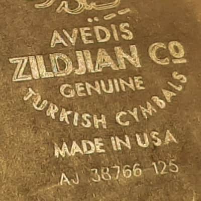 Zildjian 14" A Custom Hi-Hat Cymbals (Pair) 1991 - Present - Brilliant image 6