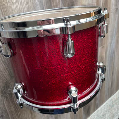 Yamaha Maple Custom Absolute 10" x 8" tom - Red sparkle - Made in Japan image 6
