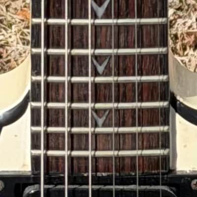 2007 Dean Dimebag Darrell Signature Razorback V White/Black Flying Dime Pantera image 3