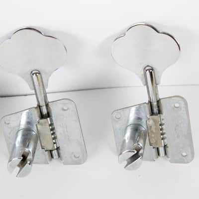 1976-1977 Vintage Fender Jazz/Telecaster/Precision Bass PBass Chrome ~Honest Patina~ TUNERS USA Tuning Pegs 1970s image 7