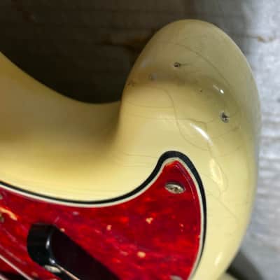 1966 Fender Mustang Bass - Arctic White image 15