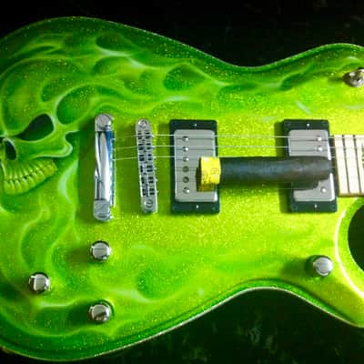 GMP Roxie 2010 - Super Sparkle Green - Ghost Skull image 7