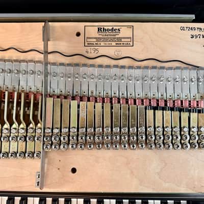 Rhodes Mark I Stage 73-Key Electric Piano 1979 - Black [Los Angeles Pick-up] image 11