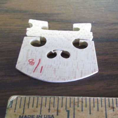 2 PACK of Aubert Violin Bridge Unfitted size 1/8 2010s New Old Stock image 2