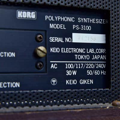 Korg PS 3100(100/117/220/240V) image 11