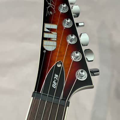 ESP LTD SC-20 Stephen Carpenter Signature Left-Handed 2023 3-Tone Burst w Case New Overstock Closeout image 6