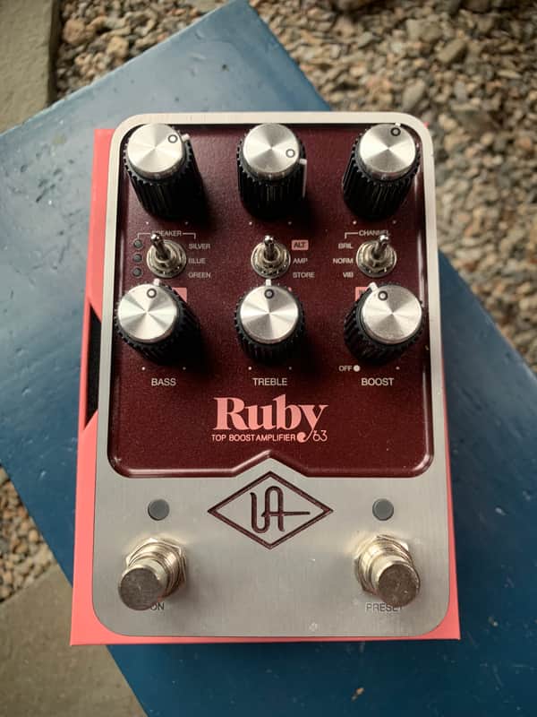 Universal Audio Ruby ’63 Top Boost Amplifier 2022 - Present - Ruby / Silver image 1