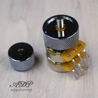 CTS 250K/500K A Double Pot  + Concentric Chrome Knob image 6