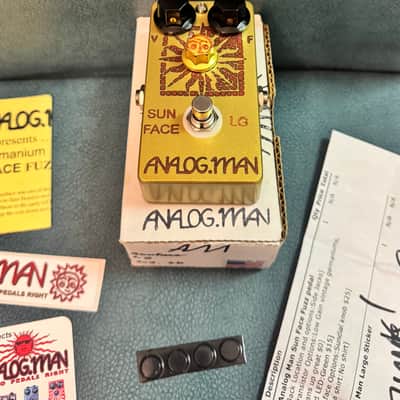 Analogman Sun Face LG - Germanium Fuzz w/Sun Dial Knob and LED image 7