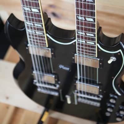 Gibson SLASH 1966 EDS-1275 DOUBLENECK - SIGNED/AGED 2019 - Black image 12