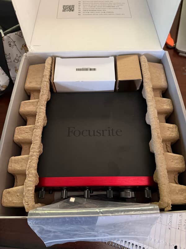 Excellent condition Focusrite Clarett+ 4Pre USB-C Audio Interface 2021 - Present - Red image 1