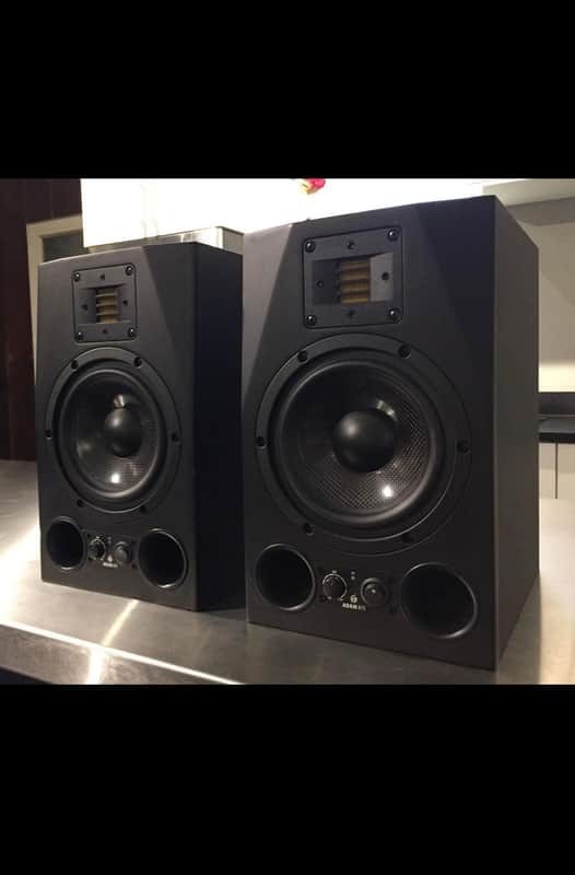 ADAM Audio A7X Active Nearfield Monitors (Pair) 2010s - Black image 1