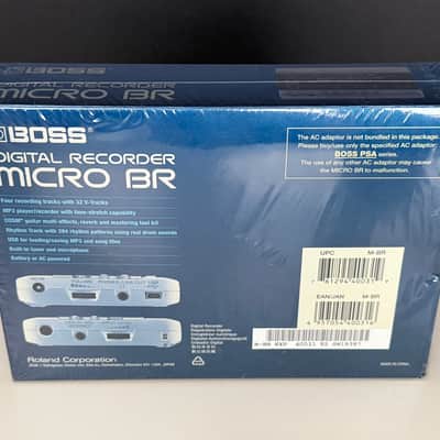 Boss Micro BR Digital Recorder M-BR w/ PSA-120S Power Supply image 17