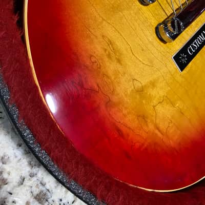 1979 Gibson Les Paul KM Cherry Sunburst "Custom Made Plaque" image 2