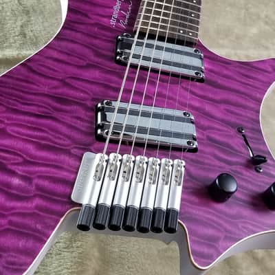Strandberg Boden J7 Standard 5AQM Mahogany 「Purple」 Made In Japan image 3