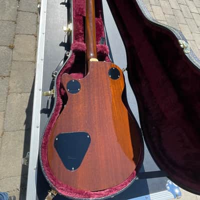 Gretsch G6228FM Players Edition Jet BT with V-Stoptail 2018 - Dark Cherry Stain - Flamed Top image 12