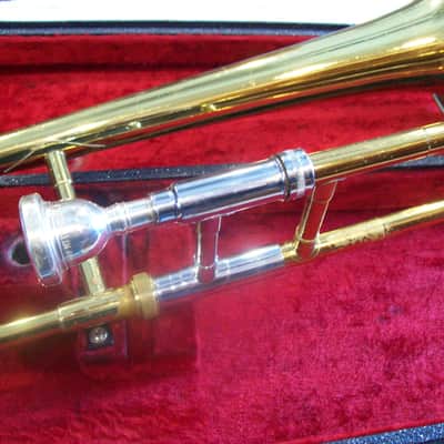 Bundy Vintage trombone made by Selmer in the USA  brass 1960 image 5