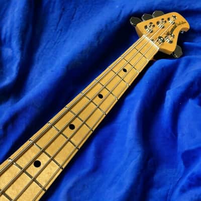 Ernie Ball Music Man StingRay 4 "70's Retro", Gloss White / Maple image 8