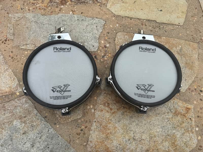 TWO PACK Roland PD-85 BK Dual Mesh V Drum Pad PD85 PD-85bk image 1