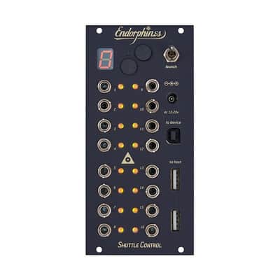 Endorphin.es Shuttle Control Eurorack MIDI to CV Convertor Module (Black) image 11