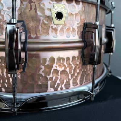 ~WOW!~ Ludwig Raw Patina Copper-Phonic 6.5x14 Snare Drum with Black Nickel Hardware (Displayed at 2026 NAMM Show!) image 2