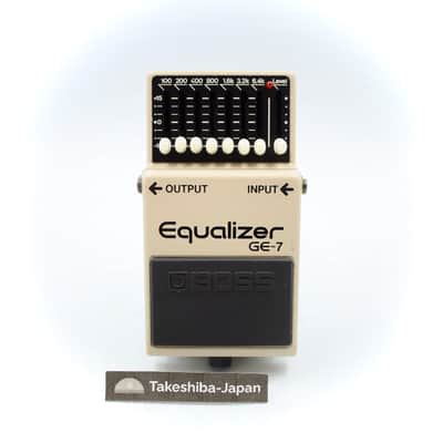 Boss GE-7 Equalizer 1984 Made in Japan ACA Vintage Guitar Effect Pedal 417800 image 1