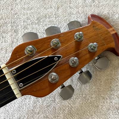 1970’s USA Ovation Balladeer Acoustic Electric Guitar Model 1112 4 + OHSC Case image 7