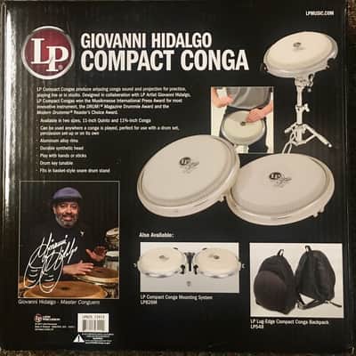 Latin Percussion Giovanni Hidalgo Compact Congas 2022 - Chrome