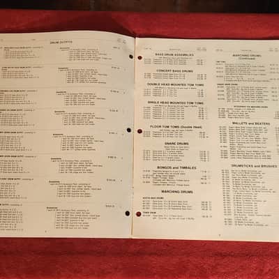 Vintage 1978 Rogers Price List image 2