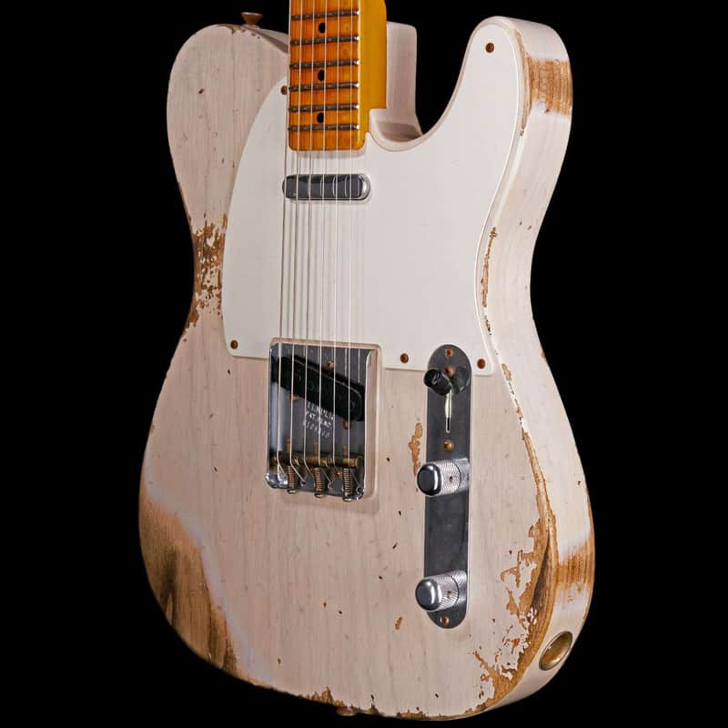 Fender Custom Shop 1952 Telecaster Heavy Relic Big U Aged White Blonde R108866 image 1