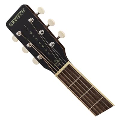 Used Gretsch Jim Dandy Parlor Acoustic Guitar - Deep Cherry Burst image 4
