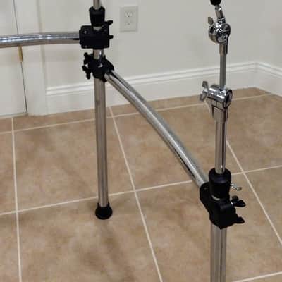 Alesis Heavy Duty Chrome Drum Rack with 4 Cymbal Boom Arms image 2