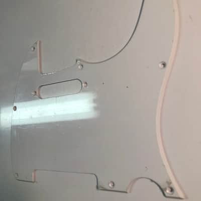 Telecaster/Stratocaster Hybrid Style Pickguard - White/Aged White image 2