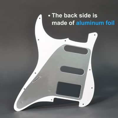 HSS 11 Holes Strat Electric Guitar Pickguard and BackPlate Set for Fender US/Mexico Made Standard Stratocaster Modern Style Guitar Parts (3Ply Red Tortoise) image 4