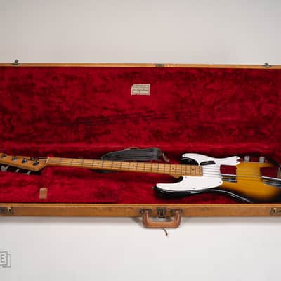 1957 Fender Precision Bass with Maple Fretboard Sunburst image 20
