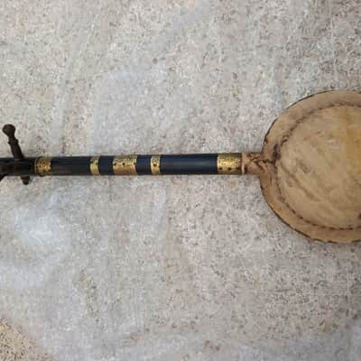 Handmade Loutar / Guembri Unknown - Natural / Dark Brown image 7
